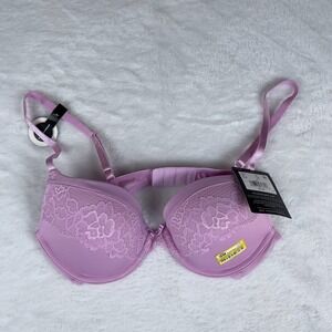 Maidenform Self Expressions Push-up Bra Womens 34B Pink Comfort Adjustable Strap